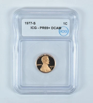 1977-S Lincoln Memorial Cent PR69+ DCAM ICG *4948 - Image 1 of 4