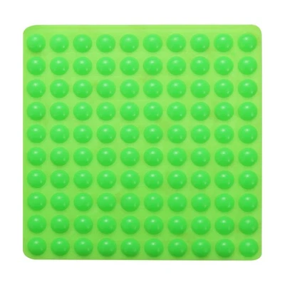 100 Stück Schranktürpuffer, 5/16" Durchmesser, 0,12" dick (Halbkreisform, grün) - Bild 1 von 4