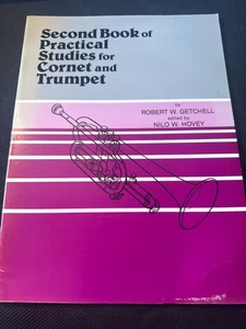 Second Book of Practical Studies for Cornet & Trumpet by R. Getchell Belwin Book - Picture 1 of 3