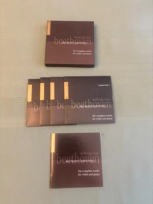 Ludwig VanBeethoven The Complete Works for Violin & Piano 4 CD Set Woodhouse — 第 1/3 张图片