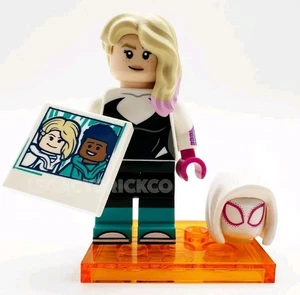 Lego Gwen Stacy Spider Gwen Marvel Spider-Man Across The Spider-verse CMF - Picture 1 of 3