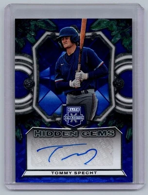 2023 Panini Elite Extra Edition Hidden Gems Tommy Specht - Image 1 of 2