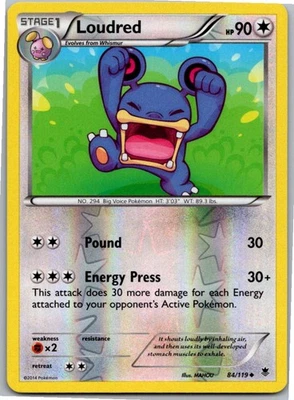 Loudred Uncommon XY - Phantom Forces 84/119 NM REV - Image 1 of 2