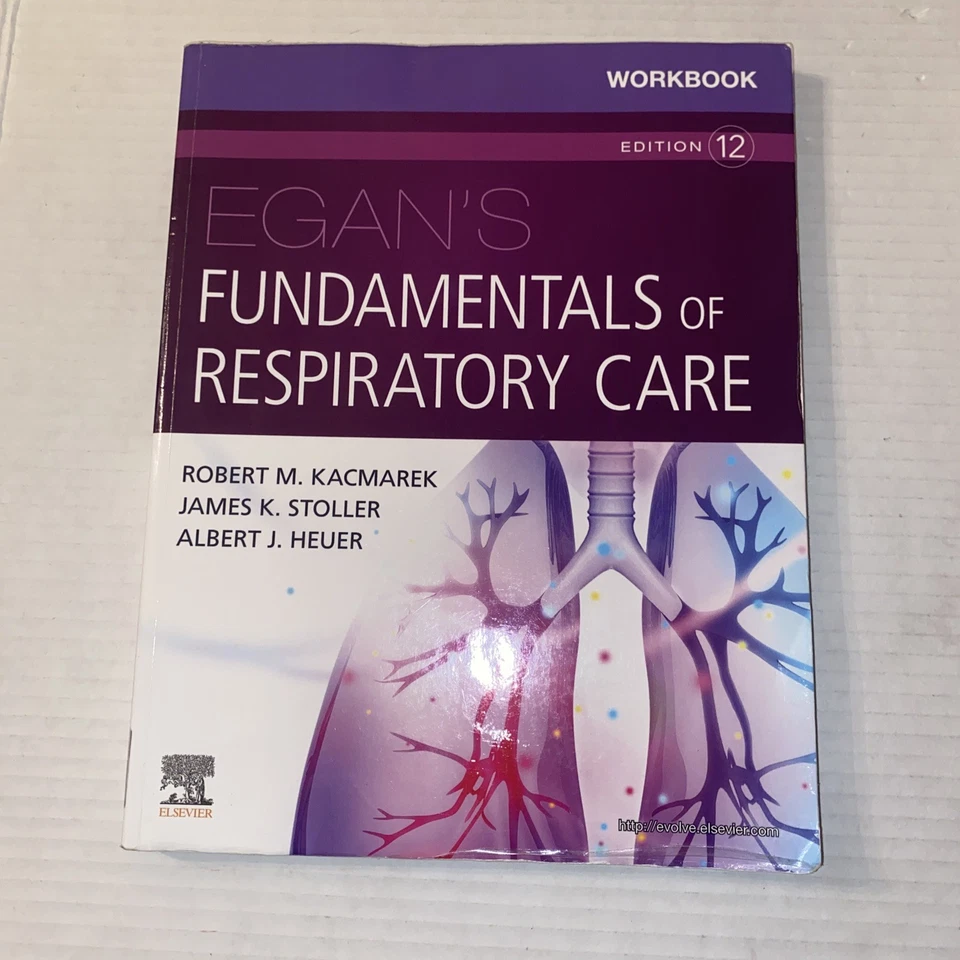 Workbook for Egan's Fundamentals of Respiratory Care by Albert J. Heuer, Robert - Image 1 of 4