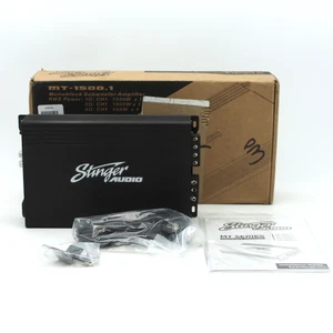 Stinger Audio MT1500 1-Channel Car Monoblock 1500 Watt RMS Subwoofer Amplifier - Picture 1 of 9