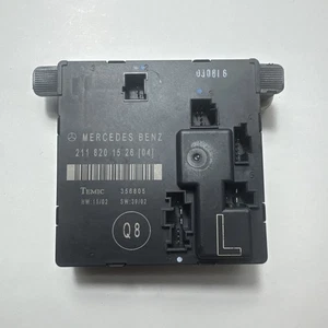 2003 - 2009 Mercedes W211 E320 E350 Left Rear Door Control Module  211 820 15 26 - Picture 1 of 8