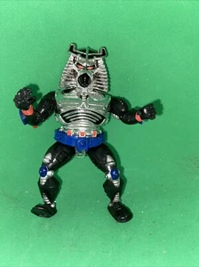 TMNT Chrome Dome Teenage Mutant Ninja Turtles Modellino con cintura Vintage - Foto 1 di 2