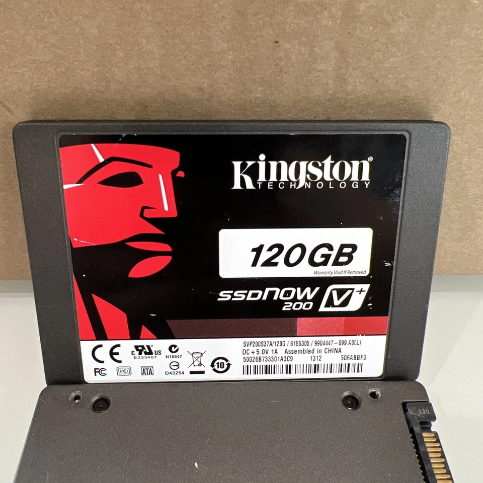 Kingston SSDNOW 200 V+ 120GB 2.5" Sata III Solid State Drive SVP200S37A/120G - Image 1 of 1
