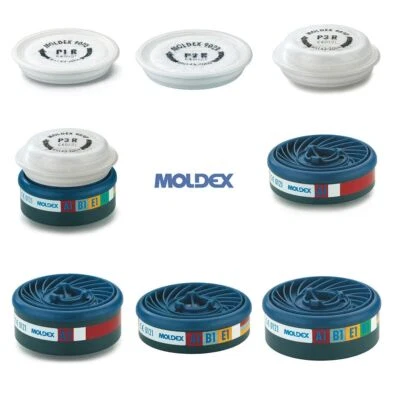 MOLDEX EASYLOCK Gas & Particulate Filters Cartridges for 7000 & 9000 Face Masks