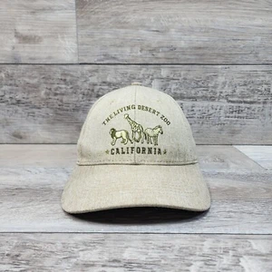 Living Desert Zoo California Hat Cap Tan Adult Animals Adjustable Strapback - Picture 1 of 10