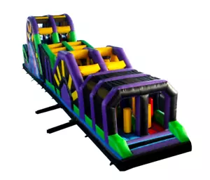 100x15x25 Commercial Inflatable Slide Bounce House Obstacle Course We Finance - Picture 1 of 9
