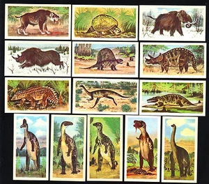 CIGARETTE/TRADE/CARDS. Brooke Bond Tea. PREHISTORIC ANIMALS. (1972). (Set of 50) - Picture 1 of 1