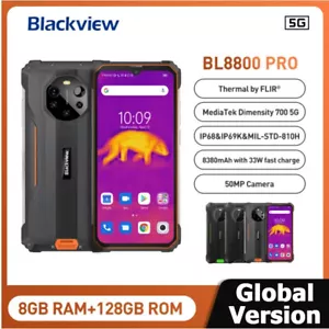 Blackview BL8800 Pro 5G IP68 Phone Thermal Imaging Camera FLIR® 8+128GB 8380mAh - Picture 1 of 18