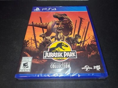 Jurassic Park Classic Games Collection LR Sony PS4 Brand New Sealed+protector! - Image 1 of 4