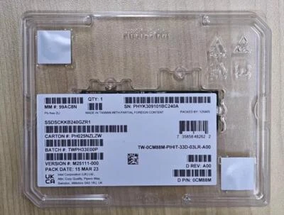 New Intel D3-S4520 240GB Solid State Drive M.2 2280 Internal SSDSCKKB240GZR1 SSD - Image 1 of 4