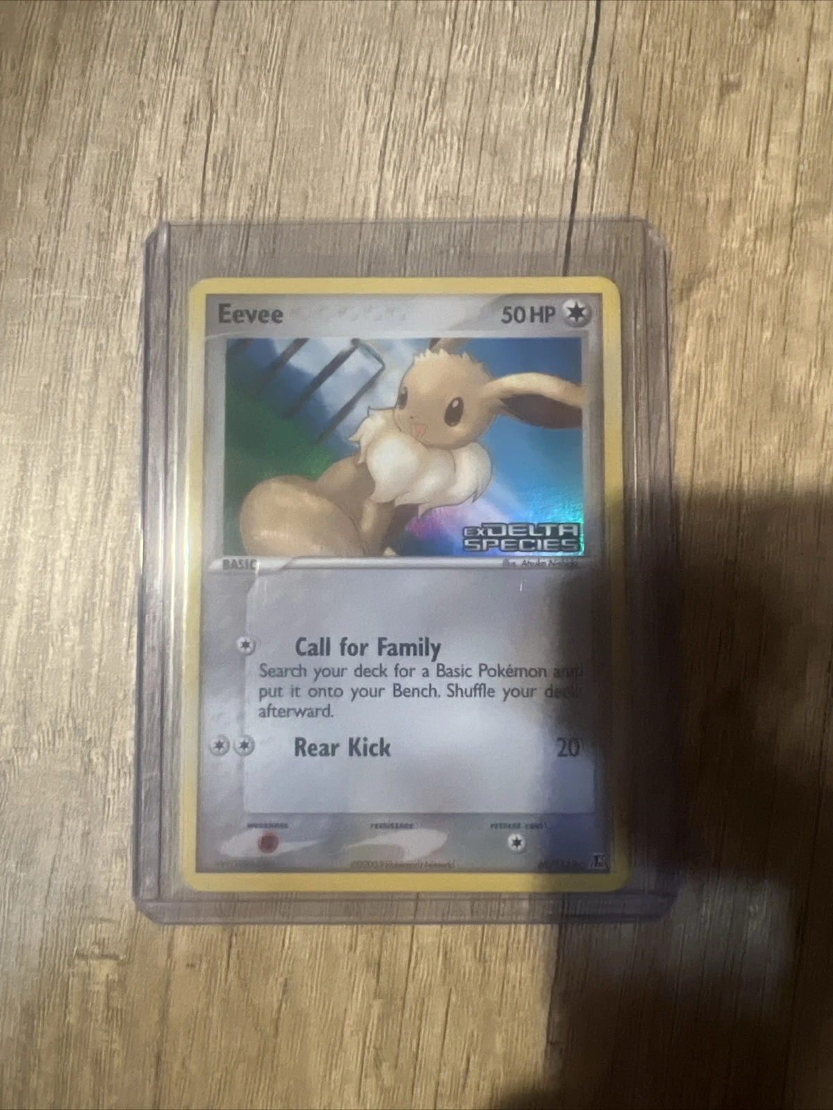 Eevee 69/113 EX Delta Species Reverse Holo Stamped Common Pokemon Card NM