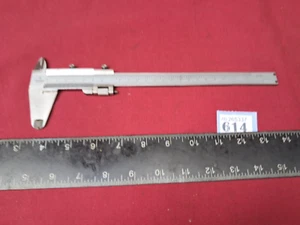 Vintage Mitutoyo Sliding Vernier Metric & Imperial 8" & 20cm Good Used Condition - Picture 1 of 10