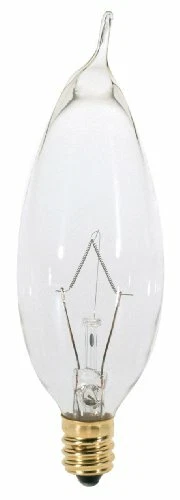 Satco S4988 120V Candelabra Base 7.5-Watt C9 1/2 Showroom Bulb, Clear - Image 1 of 1