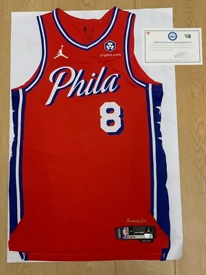 Paul George Game Worn Authentic Jersey Fanatics Certifies #8 December 13 2024 - Image 1 of 3