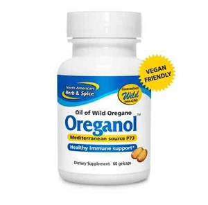 North American Herb and Spice Oreganol P73 60 gels - Immune, Organic Oregano - Picture 1 of 2