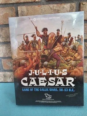 SPI /TSR 1985 JULIUS CAESAR ROMAN GALLIC WARS 58-53 B.C. GAME UNPUNCHEDNip NEW - Image 1 of 4