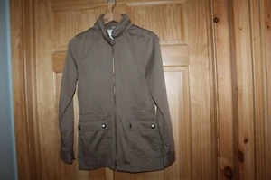 Coach Est 1941 Women's Lightweight Hooded Jacket Tan Camel - S - Picture 1 of 10