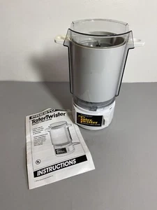 PRESTO TATER Twister Electric Curly Cutter 0293001 w/ Curly & Spiral Fry Cut - Picture 1 of 10