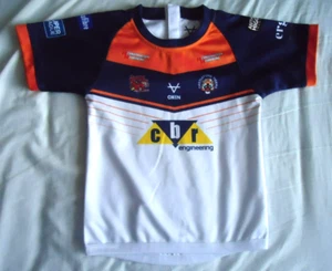 Castleford Tigers Oxen rugby league shirt Infants / kids Top 24" Chest 16" Long - Picture 1 of 5