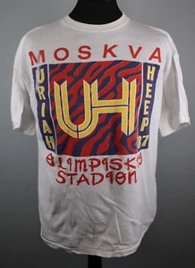 Uriah Heep Shirt Mick Box Lee Kerslake Orig Vintage Olympiastadion Moskau 1987 - Bild 1 von 13