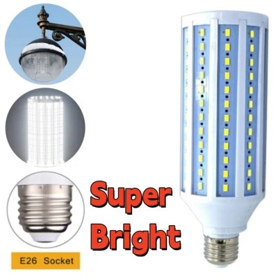 Супер яркий эквалайзер 200 Вт Светодиодная кукурузная лампа 144-Chip E26 30 Вт 6000K дневной свет белый - Изображение 1 из 4