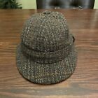HARRIS TWEED SHERLOCK HOLMES 100% WOOL Small MENS Hat Dunn And Co Hand Woven