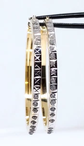 Diamond Fascination 14K Yellow Gold Diamond Accent Earrings - Picture 1 of 7