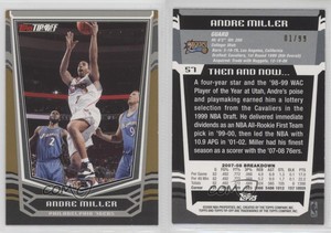 2008-09 Topps Tip-Off Gold /99 Andre Miller #57