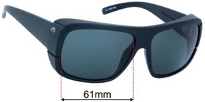 Lentes de repuesto para gafas de sol SFx se adaptan a El Guapo eléctrico - 61 mm de ancho - Imagen 1 de 26