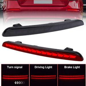 2x Rear Bumper LED Turn Signal Tail Brake Lights For Honda Civic Sedan 2022 2023