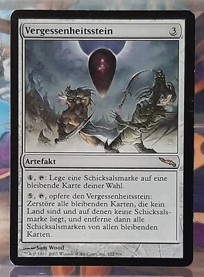 Magic Vintage - Vergessenheitsstein - Rare/Artefakt - Mirrodin -  DE/EX - Bild 1 von 3