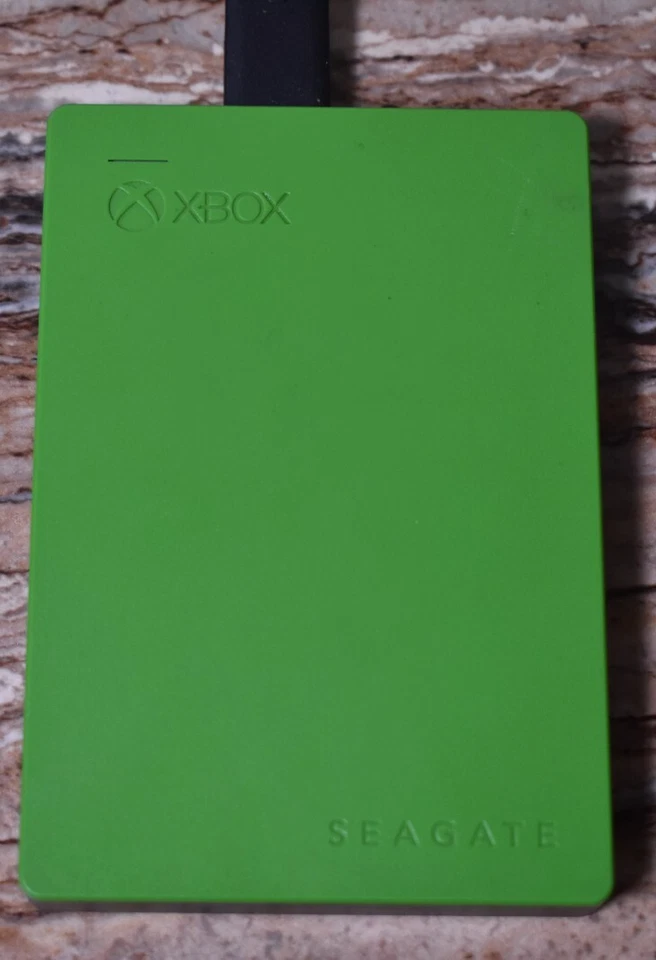 Seagate Xbox 2TB USB External Hard Drive Green -  for parts or repair - Image 1 of 4