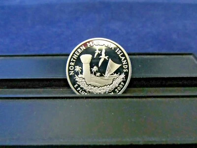 2009-S Silver Quarter NORTHERN MARIANA ISLAND Deep Cameo Mirror Proof Upper GDE - Image 1 of 3