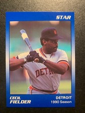 Cecil Fielder 1990 Star Co. 1990 SEASON  Card #3 of 11 Detroit Tigers