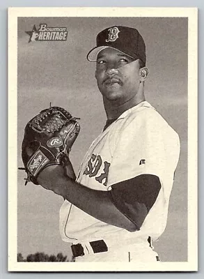2001 Bowman Heritage #74 Pedro Martinez Red Sox $$$ - Image 1 of 2