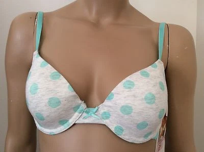 SO Bra Soft Convertible T-Shirt 050 SM POP DOT Style SI381004B Sz.32B - Image 1 of 4