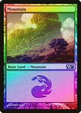 Mountain (243) FOIL Magic 2011 / M11 PLD Basic Land MAGIC MTG CARD ABUGames