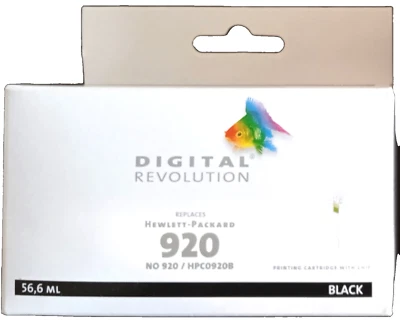 Druckerpatrone Black, kompatibel mit HP 920XL CD975AE Black - 56,6 ml - Bild 1 von 2