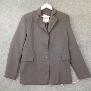 House Of CB Aline Oversized Blazer Jacket Womens XS Dark Grey Corporate NEW $195 - Picture 1 of 19