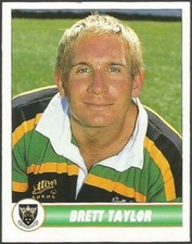 PANINI PREMIER DIVISION RUGBY 98-PDR- #166-NORTHAMPTON RFC-BRETT TAYLOR