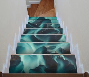 3D Kunstblau H184 Stair Risers Dekoration Fototapete Vinyl Aufkleber Tapete E - Bild 1 von 6