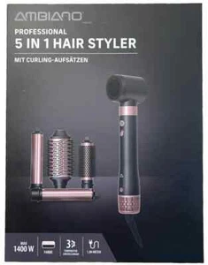 Ambiano 5 in 1 Hairstyler Professional Haarstyler Grau/Rose NEU&OVP ✅ - Bild 1 von 3