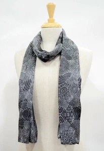 Warrina Designs 100% Silk Scarf Authentic Australian Aboriginal Design Art Water - Picture 1 of 5