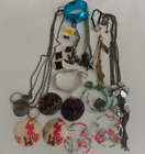 Lot Of Vintage/Now Jewelry Necklaces Earrings Bracelets Some Signed #Lt170