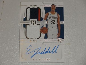 2022-23 National Treasures Autograph Auto Dual Jersey #EJL E J Liddell 62/99 RC